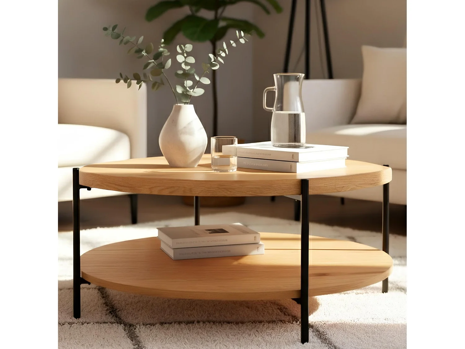 Table basse - Bois - Nature - Edduma