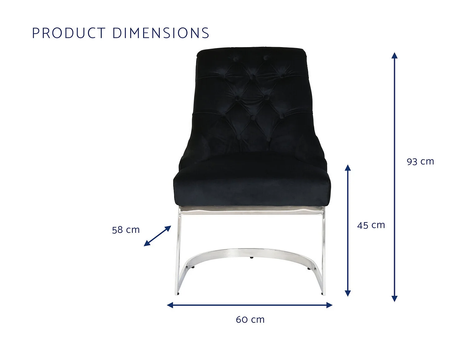 METALEN STOEL PP 50X515X81 WIT Ideaal voor uw huis. Voegt glamour en een speciaal tintje toe aan uw huis.