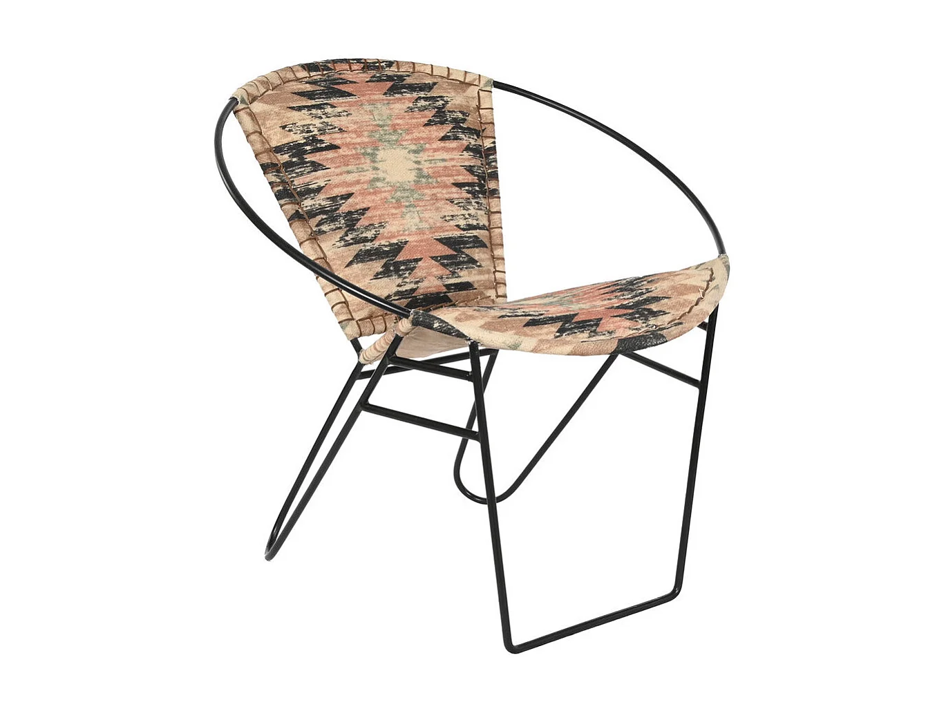 IEPVEZELSTOEL 48X40X76 BRUIN, ideaal voor uw huis. Het voegt glamour en een speciaal tintje toe aan uw huis.