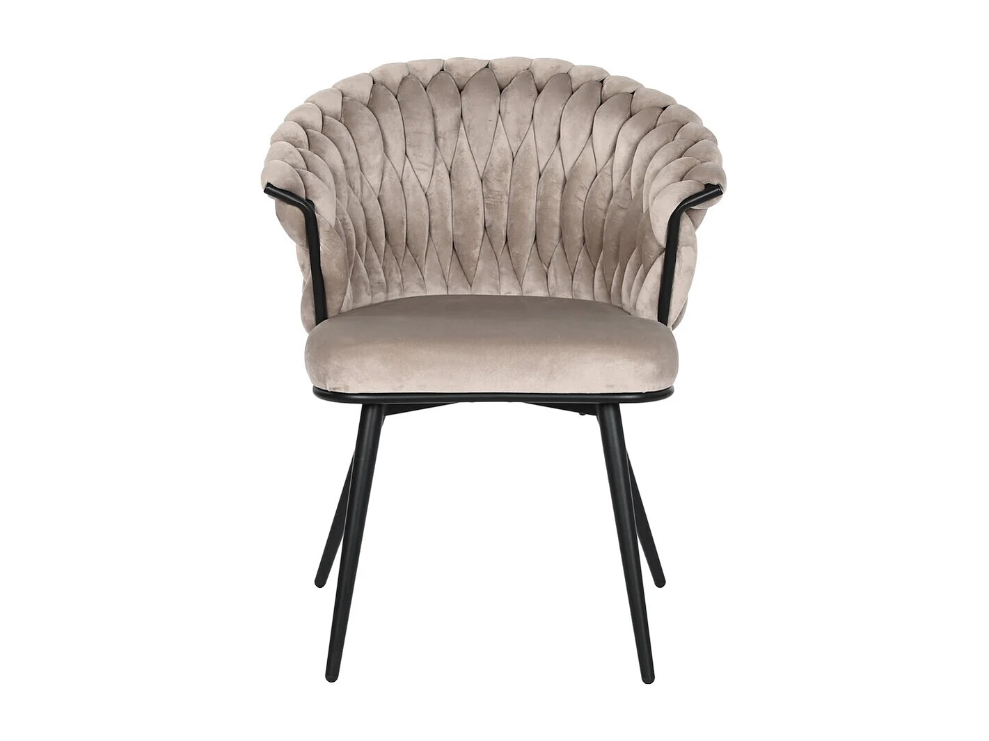 Medallionstoel met poten van gaas en hout, 48x48x96cm, ideaal voor uw huis. Het voegt glamour en een speciaal tintje toe aan uw huis.