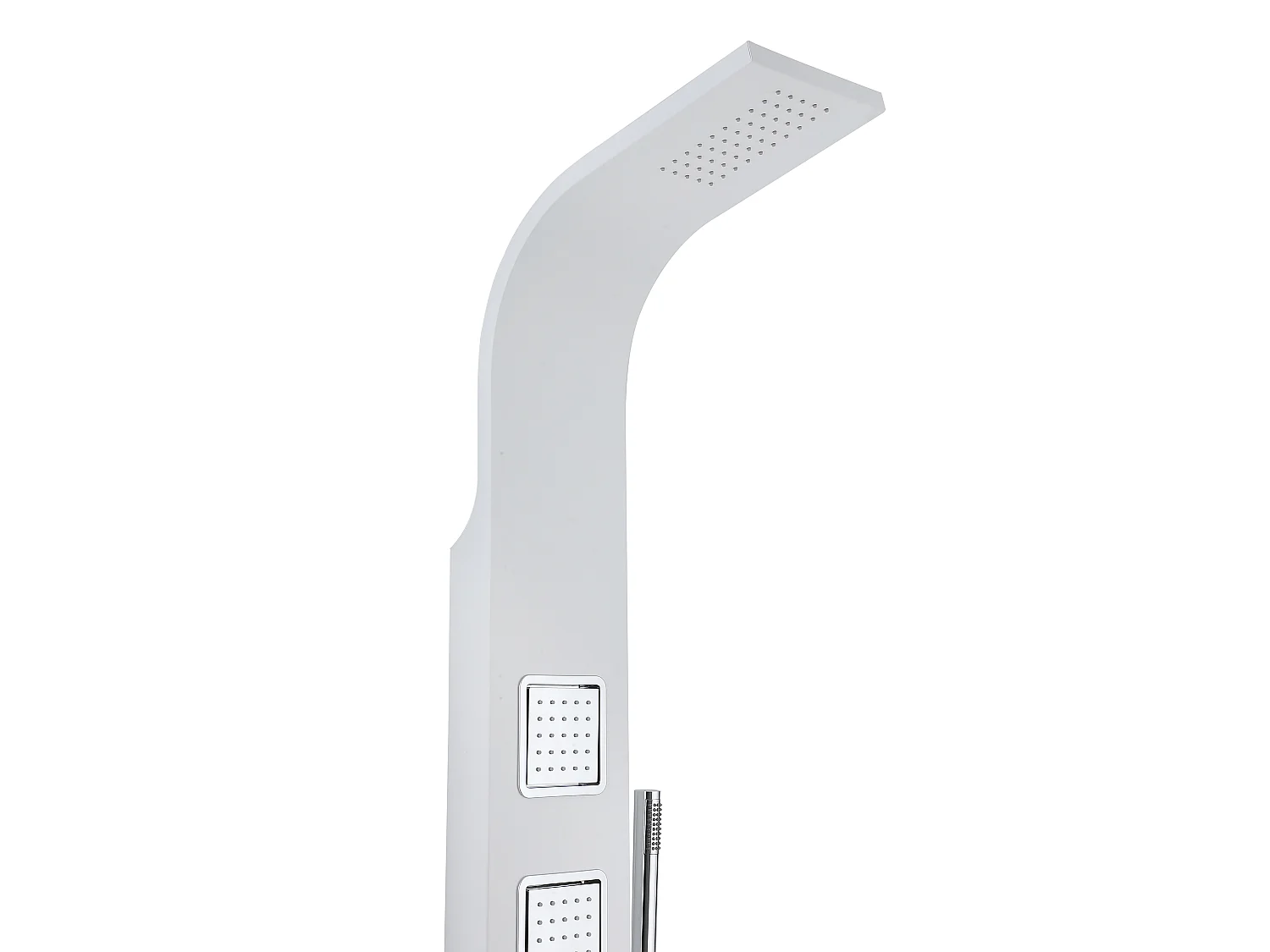 Colonne de douche hydromassante - Blanc mat - 20 x 150 cm - TYRA