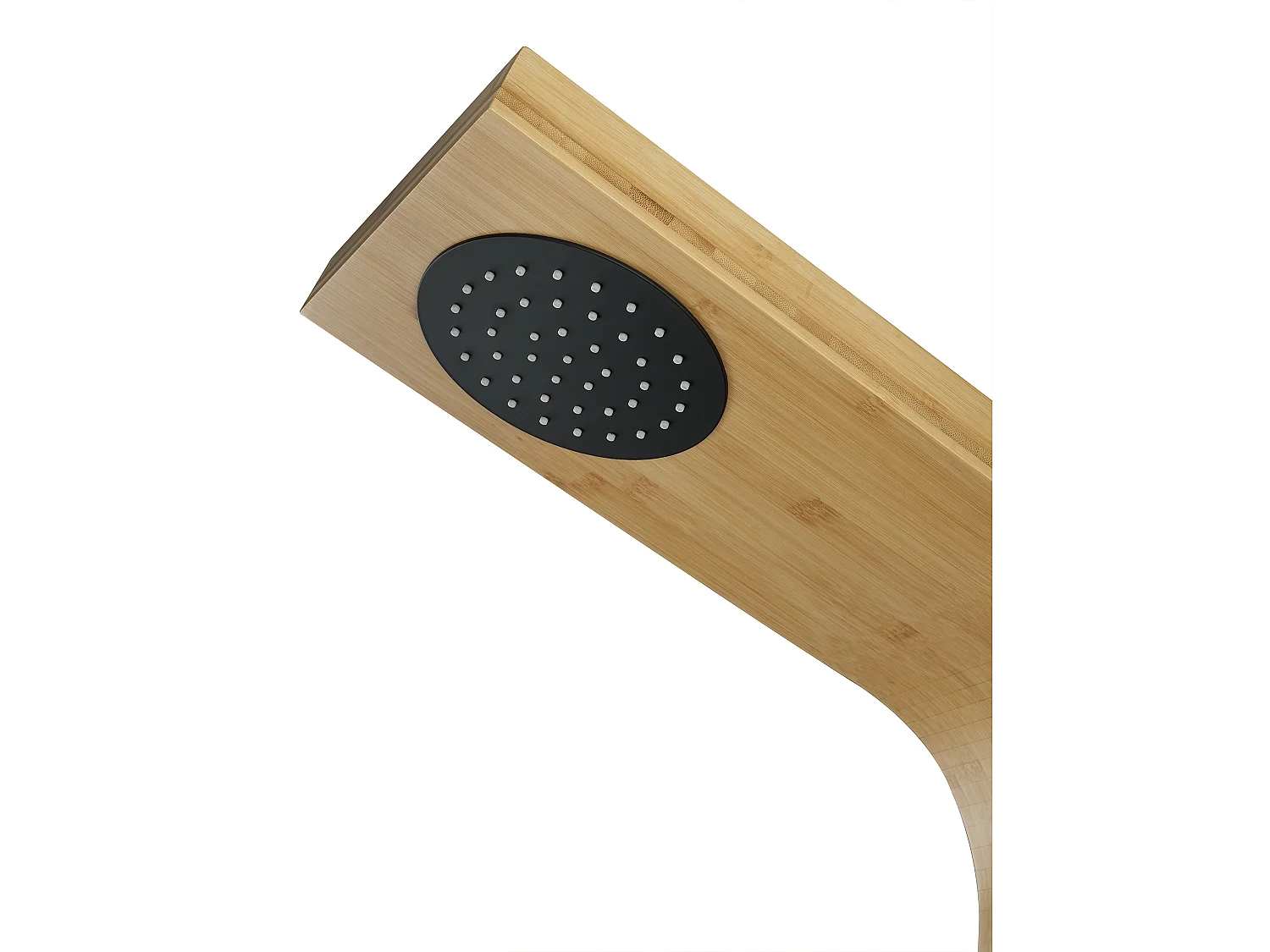 Colonne de douche hydromassante en bambou - Mitigeur mécanique - P53 x H140 cm - NEVOLA