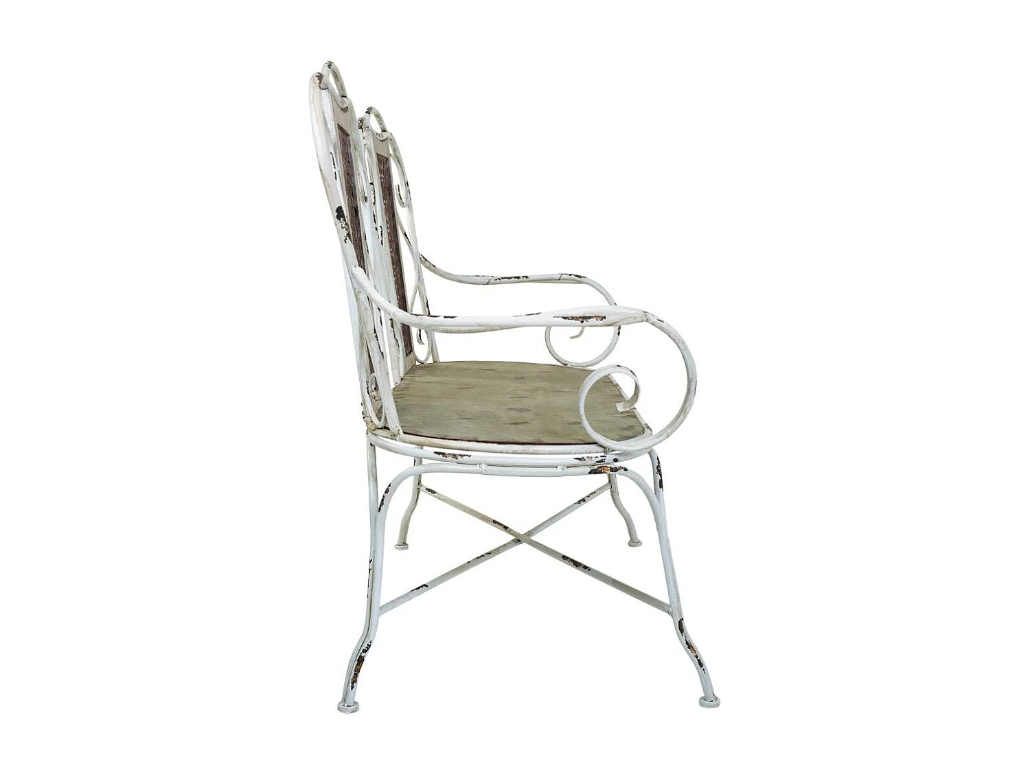 Cadeira em verga castanha, 48x60x78h cm