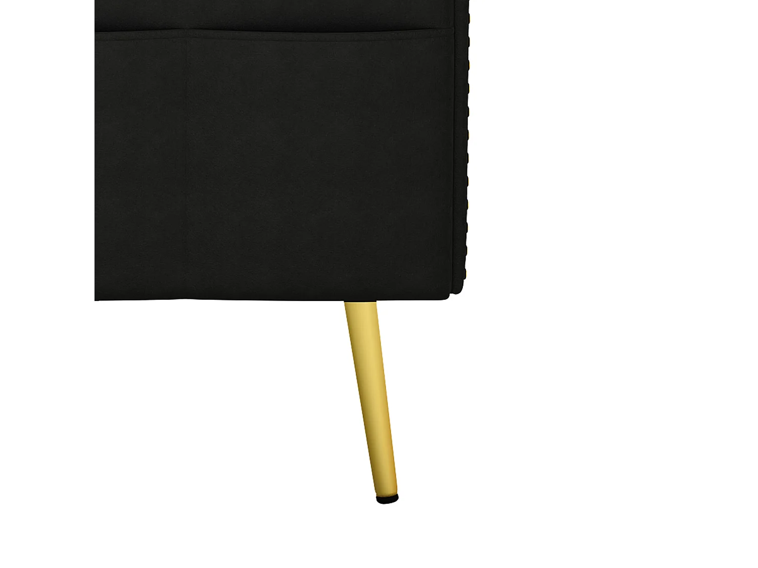 2-Sitzer Sofa - mit Relax-Funktion - drei verstellbare Neigungspositionen - Getränkehalter inklusive - schwarz