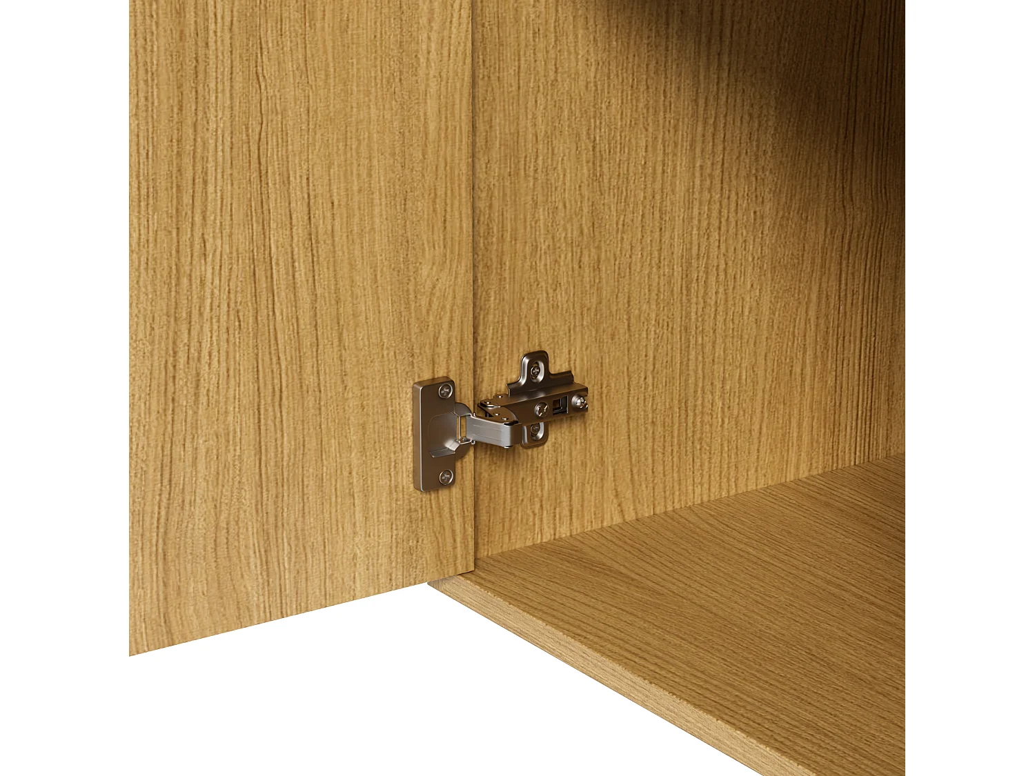 Armadio moderno - 105 x 38 x 180 cm - con specchio + ganci regolabili + 1 anta + 2 cassetti + panca - truciolare - naturale