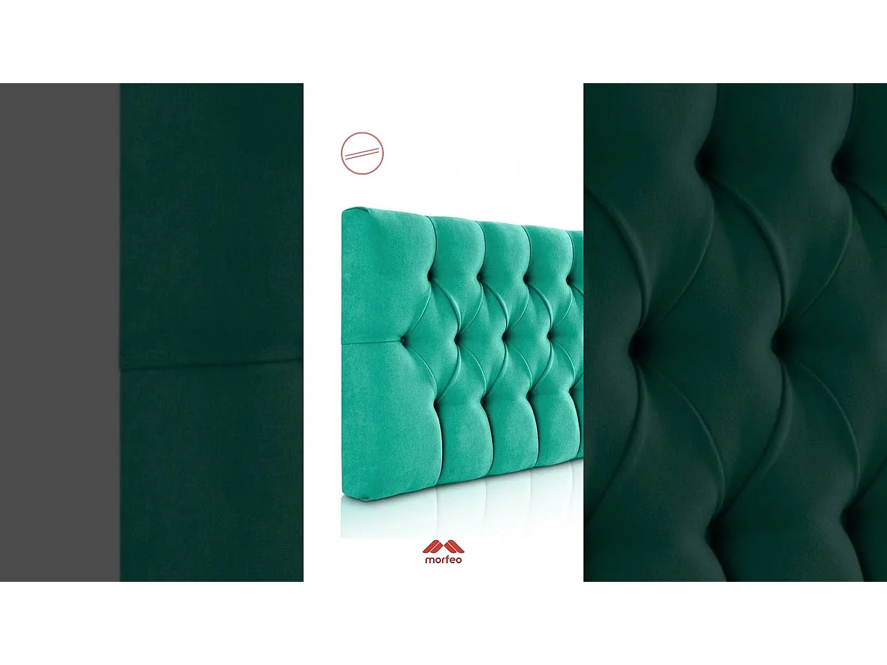 Cabecero tapizado Capy gris tela antimanchas y estructura de madera de pino – 145x60 cm, para camas de 135 cm