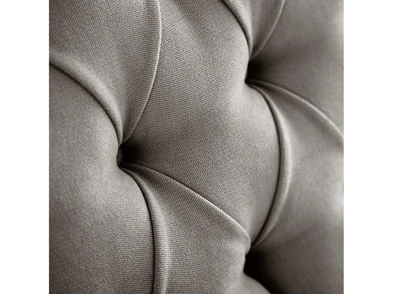 Tête de lit capitonnée Capy anthracite tissu anti-taches y structure en bois de pin – 115x60 cm, pour lits de 105 cm
