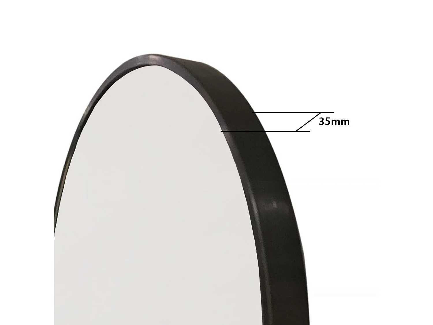 Specchio a corpo intero 150x50cm, design moderno e adatto per svariate scenari.