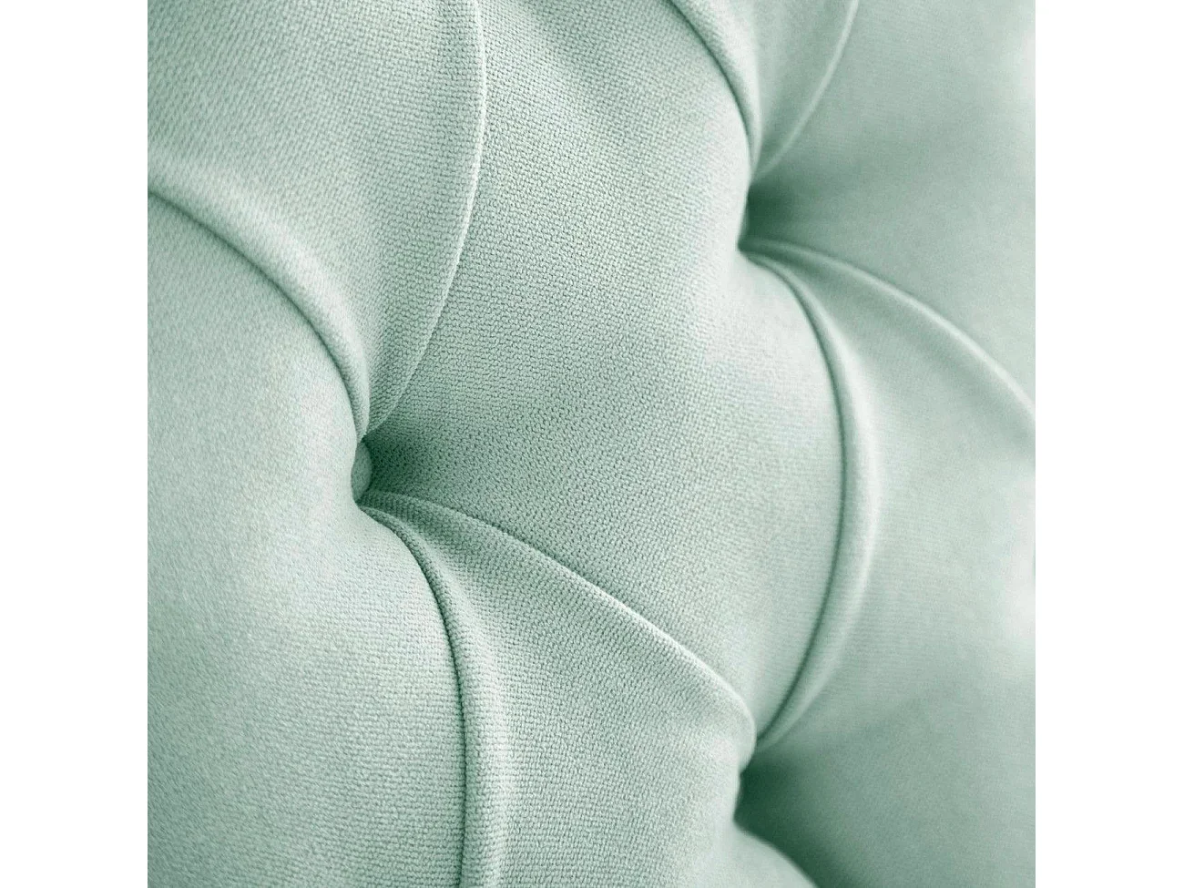 Tête de lit capitonnée Capy aigue-marine tissu anti-taches y structure en bois de pin – 170x60 cm, pour lits de 160 cm