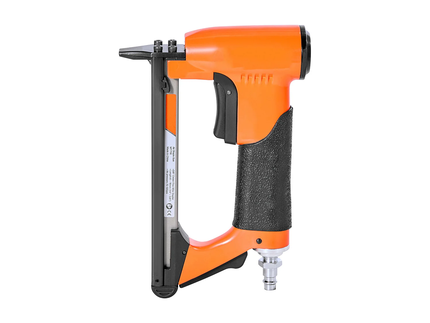 Agrafeuse Pneumatique SucceBuy, Calibre 22, Compatible avec Agrafes Fil Fin Série 71 Non Inclues de Largeur Couronne 0.95 cm de Longueur 0.6-1.6 cm