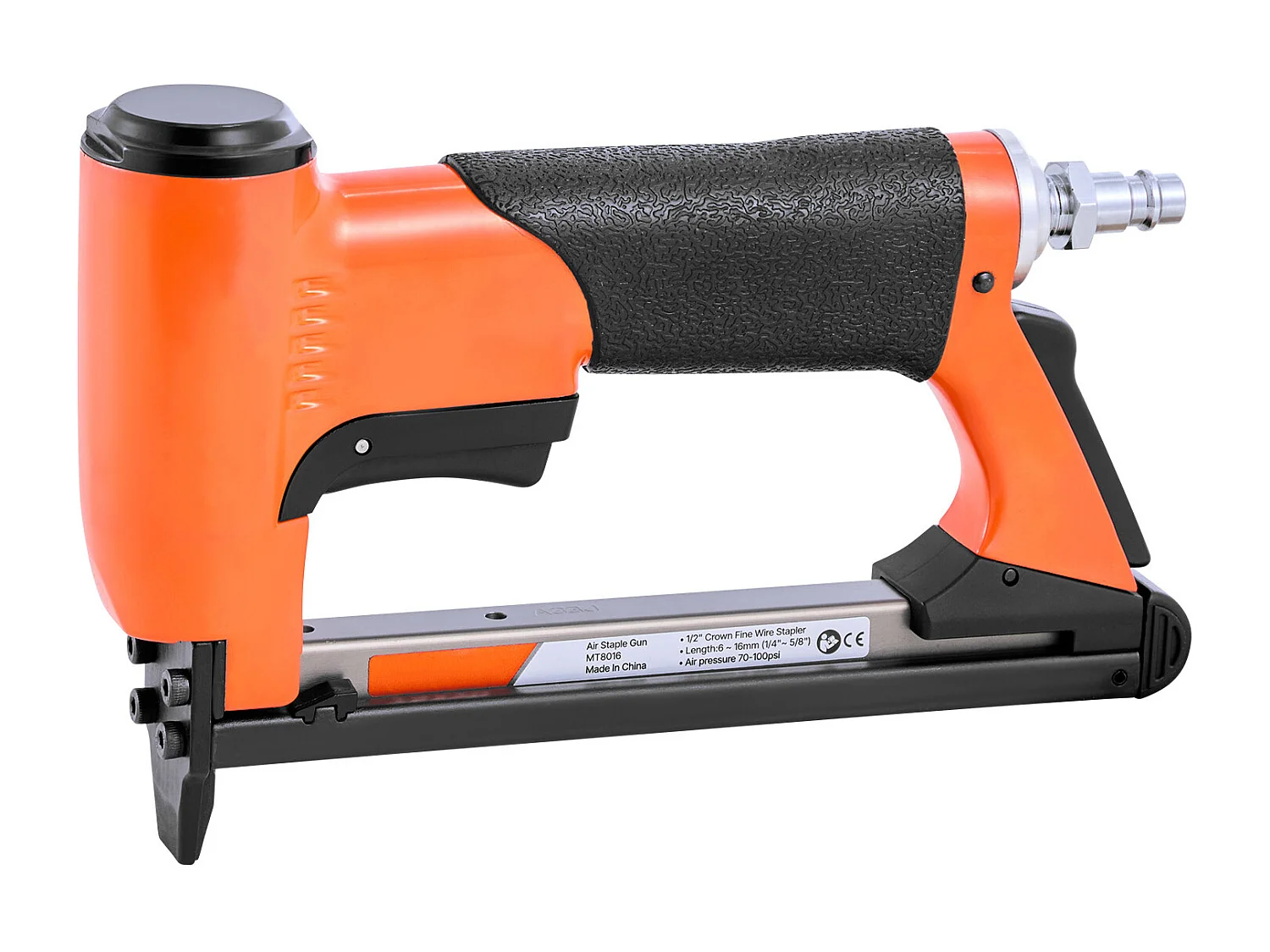 Agrafeuse Pneumatique SucceBuy, Calibre 22, Compatible avec Agrafes Fil Fin Série 71 Non Inclues de Largeur Couronne 0.95 cm de Longueur 0.6-1.6 cm