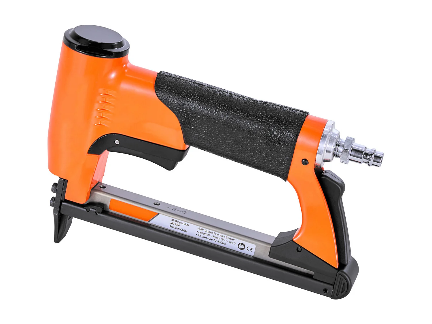 Agrafeuse Pneumatique SucceBuy, Calibre 22, Compatible avec Agrafes Fil Fin Série 71 Non Inclues de Largeur Couronne 0.95 cm de Longueur 0.6-1.6 cm