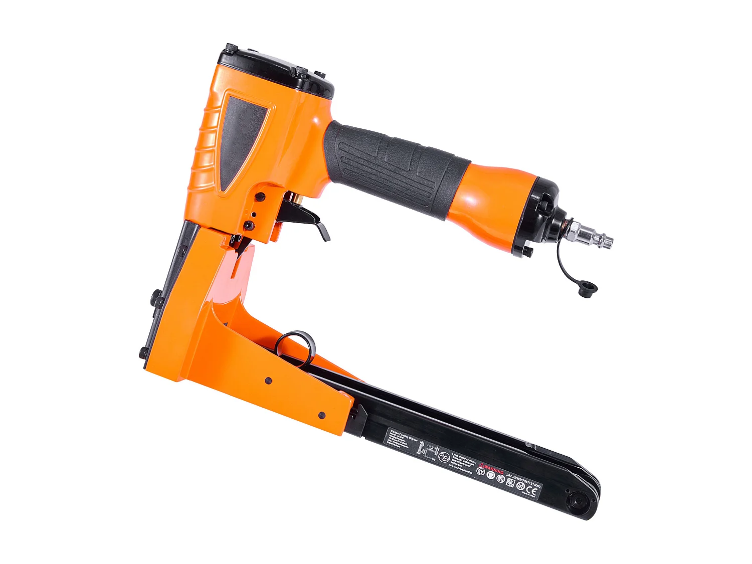 Pneumatischer Tacker SucceBuy für Kartonschließung, Kaliber 13, Kompatibel mit Klammern Nicht Enthalten von Krone 3.48 cm, von Länge 1.6 und 1.9 cm