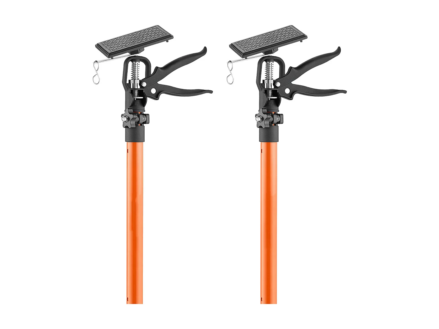 Étai de Soutien Télescopique SucceBuy 54-115 cm Poteau de Support Réglable Lot de 2, Tige Dégagement Rapide, en Acier, Charge 70 kg, Étai pour Plafond