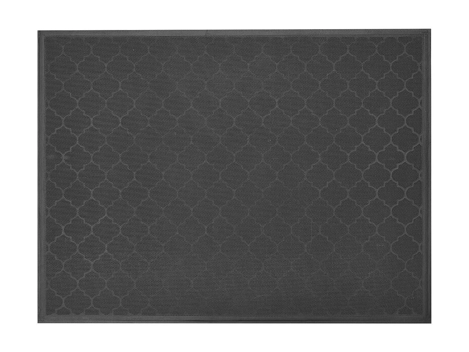 Tapis d'Entrée SucceBuy, 119,4 x 89 cm, Paillasson Extérieur Intérieur Moderne Élégant, Envers Antidérapant TPE, Résistant Lavable, Attrape Poussière, Marron