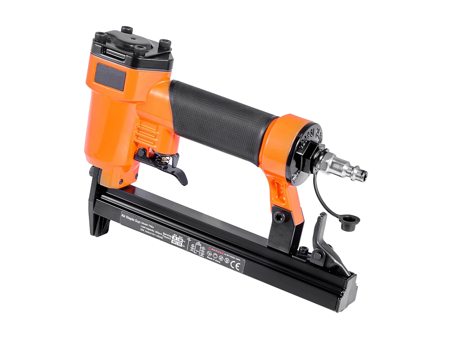 Agrafeuse Pneumatique SucceBuy, Calibre 22, Compatible avec Agrafes à Fil Fin Série 71 (Non Inclues), de Largeur de Couronne 0.91 cm, de Longueur 0.4-1.6 cm