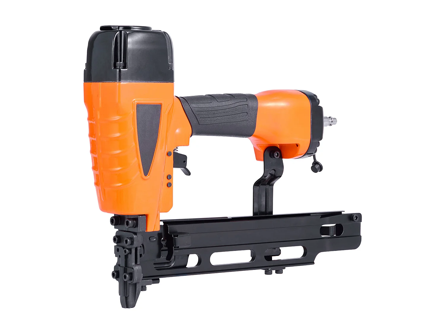 Agrafeuse Pneumatique SucceBuy, Calibre 16, Compatible avec Agrafes Non Inclues de Couronne Moyenne 1.08 cm, de Longueur 2.5-5 cm, 4,8-8,3 bar