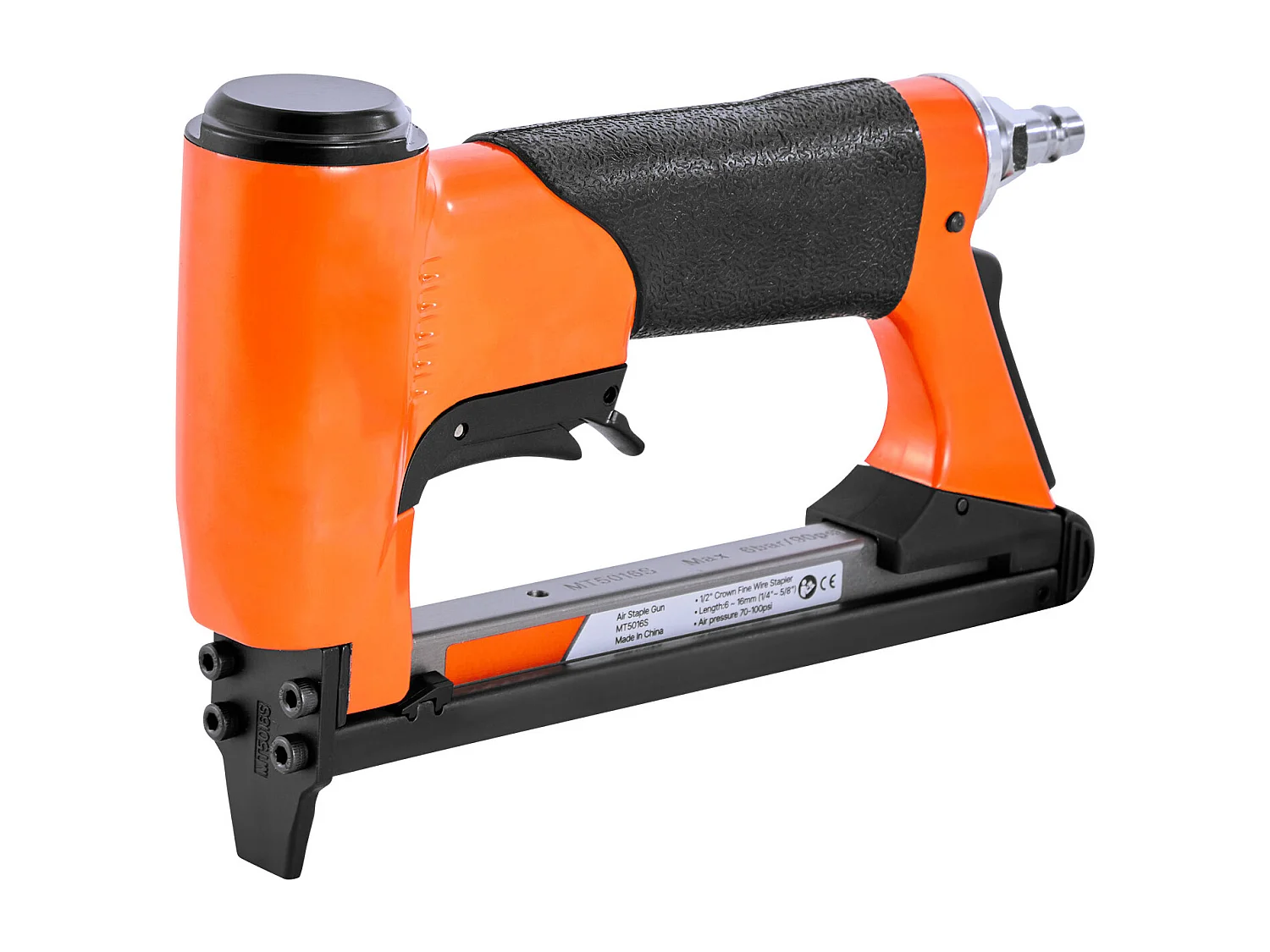 Agrafeuse Pneumatique SucceBuy, Calibre 20, Compatible avec Agrafes Fil Fin Série 50 Non Inclues de Largeur Couronne 1.28 cm de Longueur 0.6-1.6 cm