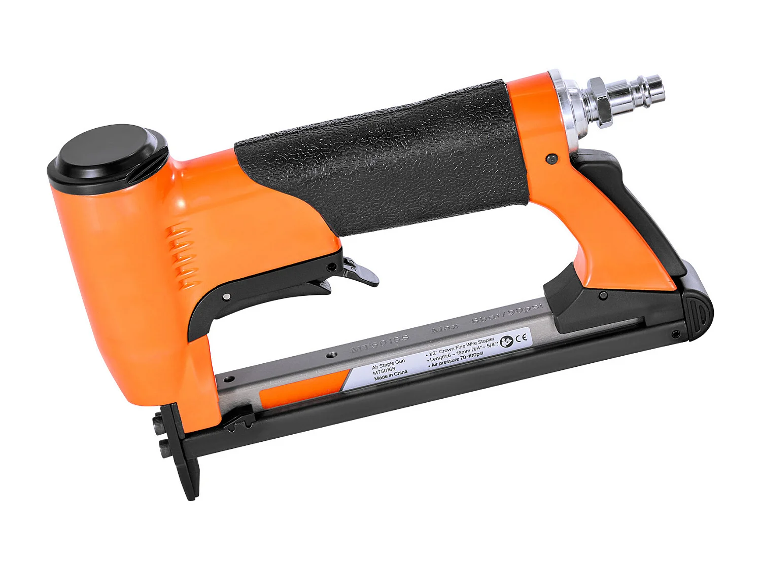 Agrafeuse Pneumatique SucceBuy, Calibre 20, Compatible avec Agrafes Fil Fin Série 50 Non Inclues de Largeur Couronne 1.28 cm de Longueur 0.6-1.6 cm