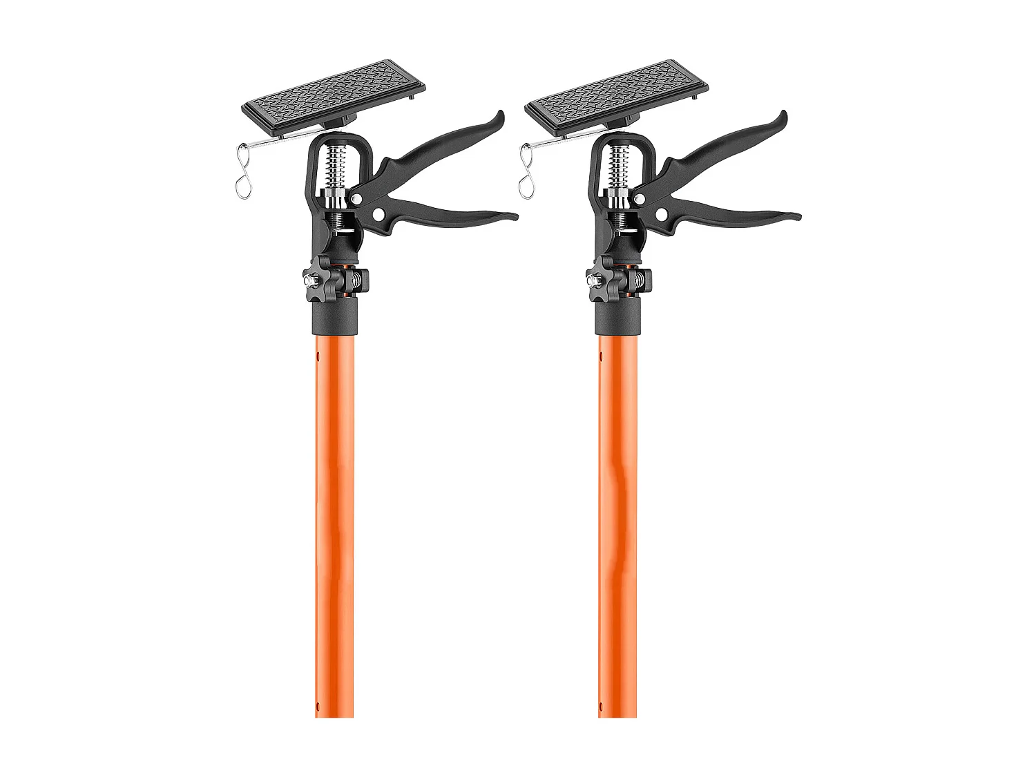 Soporte Telescópico SucceBuy 116-290 cm Poste de Soporte Ajustable Lote de 2, Varilla de Liberación Rápida, en Acero, Carga 70 kg, Soporte para Techo