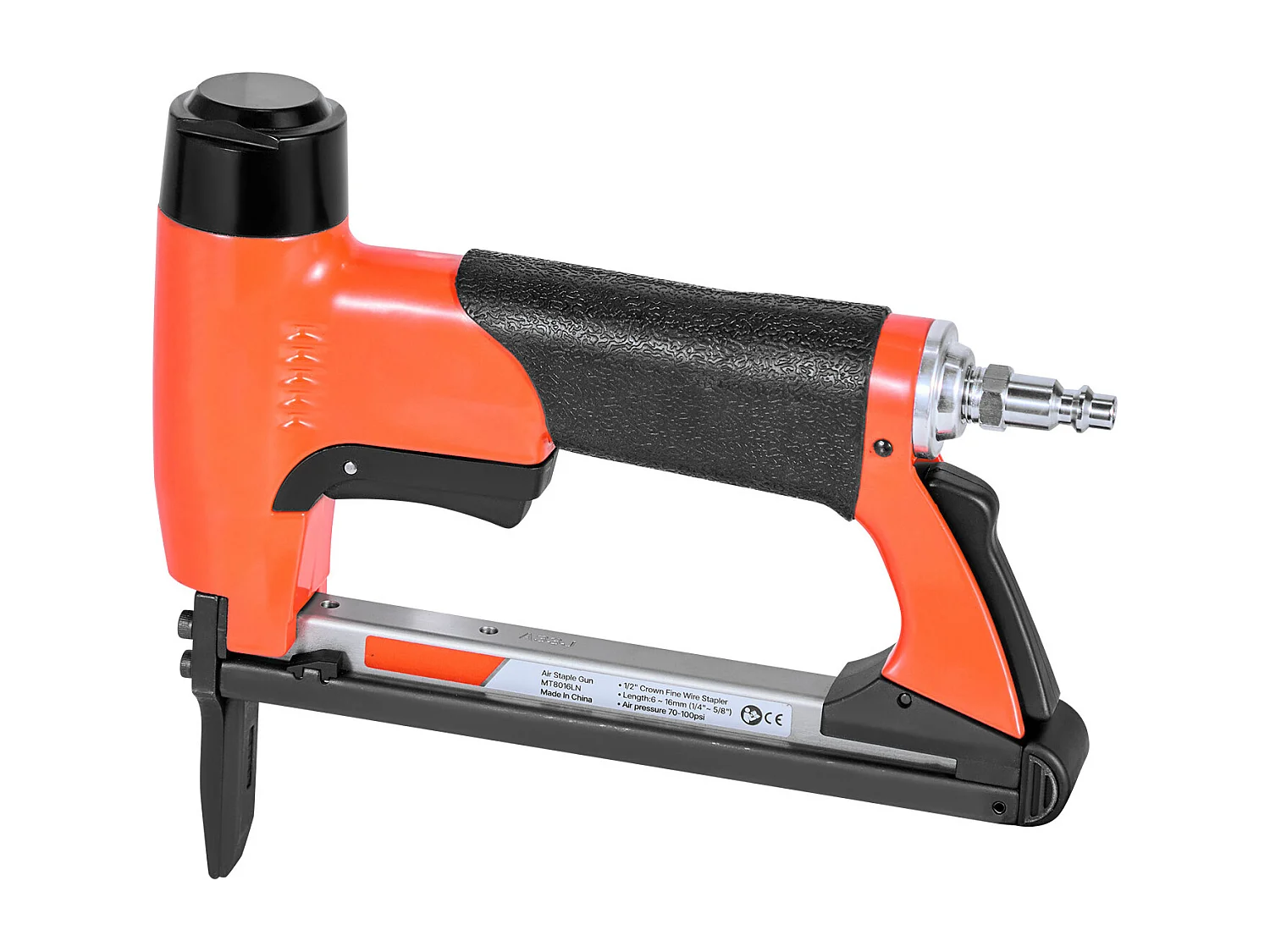 Agrafeuse Pneumatique SucceBuy Long Bec, Calibre 21, Compatible avec Agrafes Fil Fin Série 80 Non Inclues de Largeur Couronne 1.28 cm, de Longueur 0.6-1.6 cm