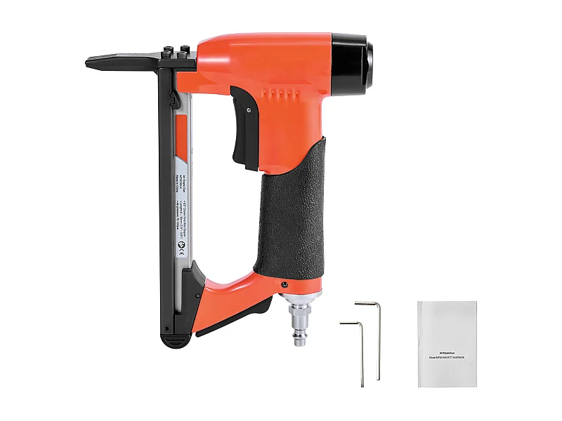 Agrafeuse Pneumatique SucceBuy Long Bec, Calibre 21, Compatible avec Agrafes Fil Fin Série 80 Non Inclues de Largeur Couronne 1.28 cm, de Longueur 0.6-1.6 cm