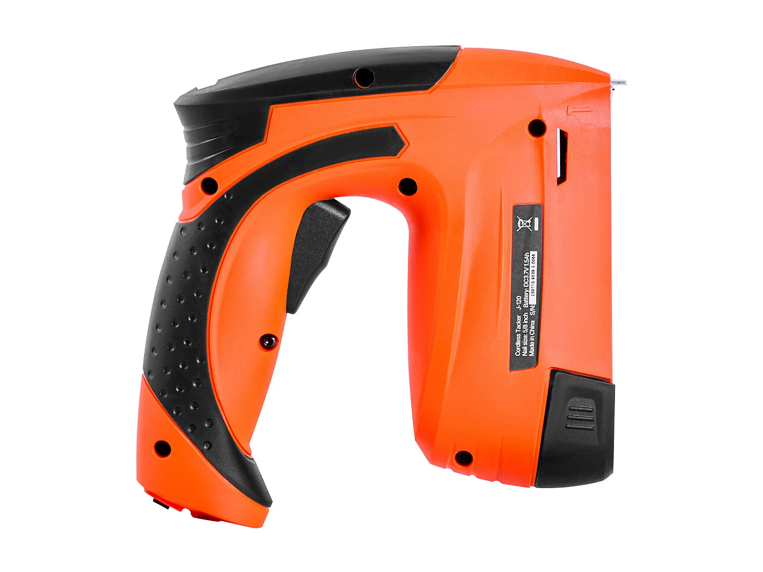 Agrafeuse Cloueuse Électrique SucceBuy 2-en-1, Cloueur sans Fil, Calibre 18, 1.5 cm, avec 1000 Clous et 1000 Agrafes, Poignée en Caoutchouc Antidérapante