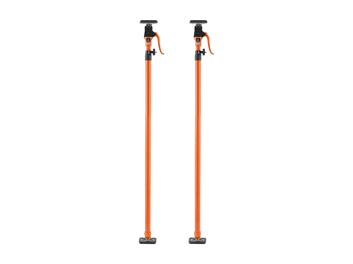 Escora de Suporte Telescópica SucceBuy 125-291 cm Poste de Suporte Ajustável Lote de 2, Haste de Liberação Rápida, em Aço, Carga 90 kg, Escora para Teto