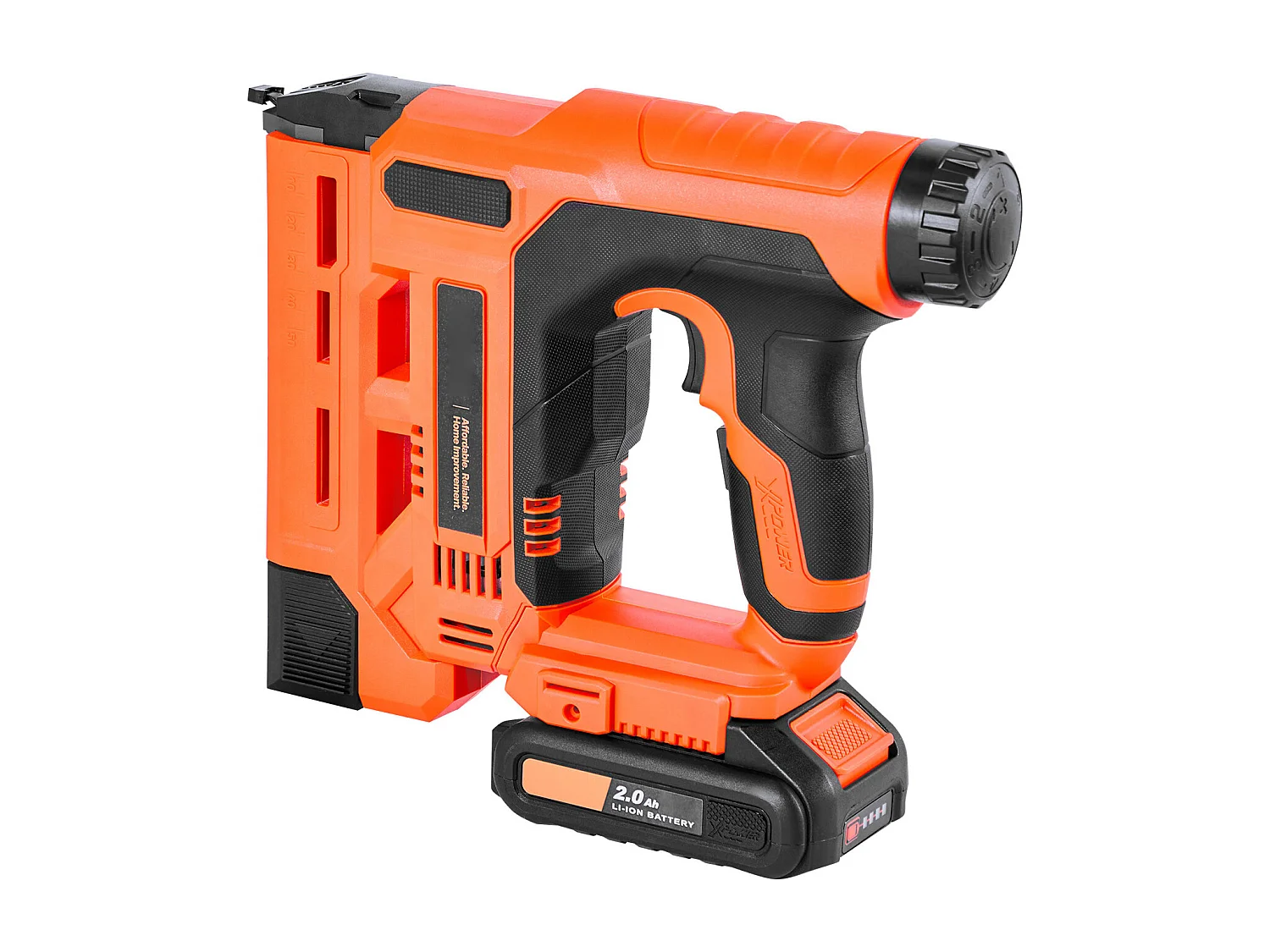 Agrafeuse Cloueuse Électrique SucceBuy 2-en-1, Cloueur sans Fil, Calibre 18, 3.2 cm, avec 500 Clous et 500 Agrafes, avec Batterie et Chargeur