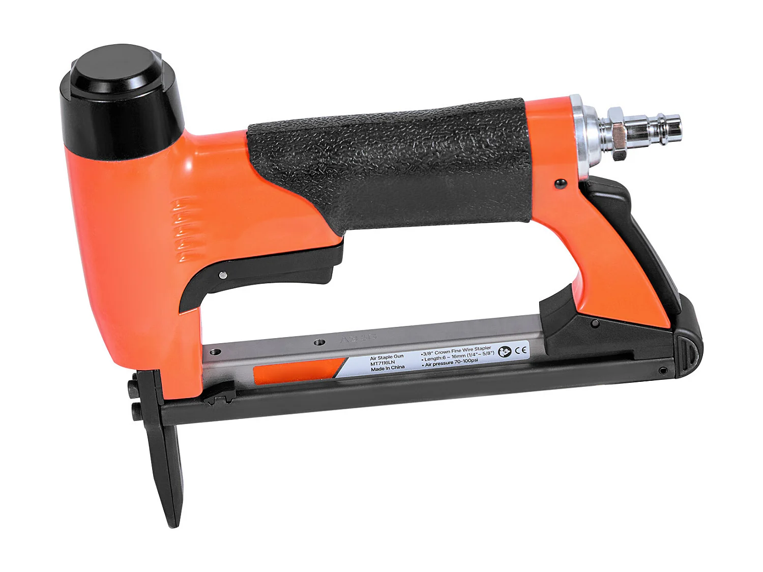 Pinzatrice Pneumatica SucceBuy Becco Lungo,  Compatibile con Graffette Filo Fine Serie 71 Non Incluse di Larghezza Corona 0.95 cm, di Lunghezza 0.6-1.6 cm