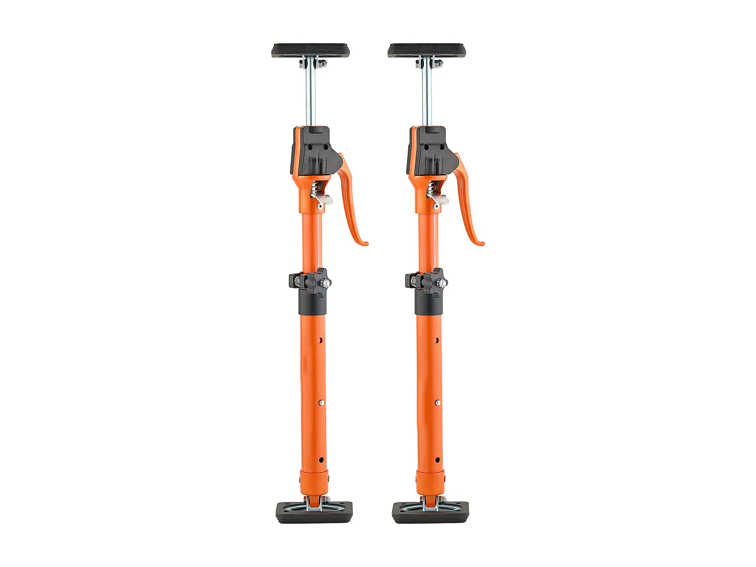 Étai de Soutien Télescopique SucceBuy 48-75 cm Poteau de Support Réglable Lot de 2, Tige Dégagement Rapide, en Acier, Charge 100 kg, Étai pour Plafond