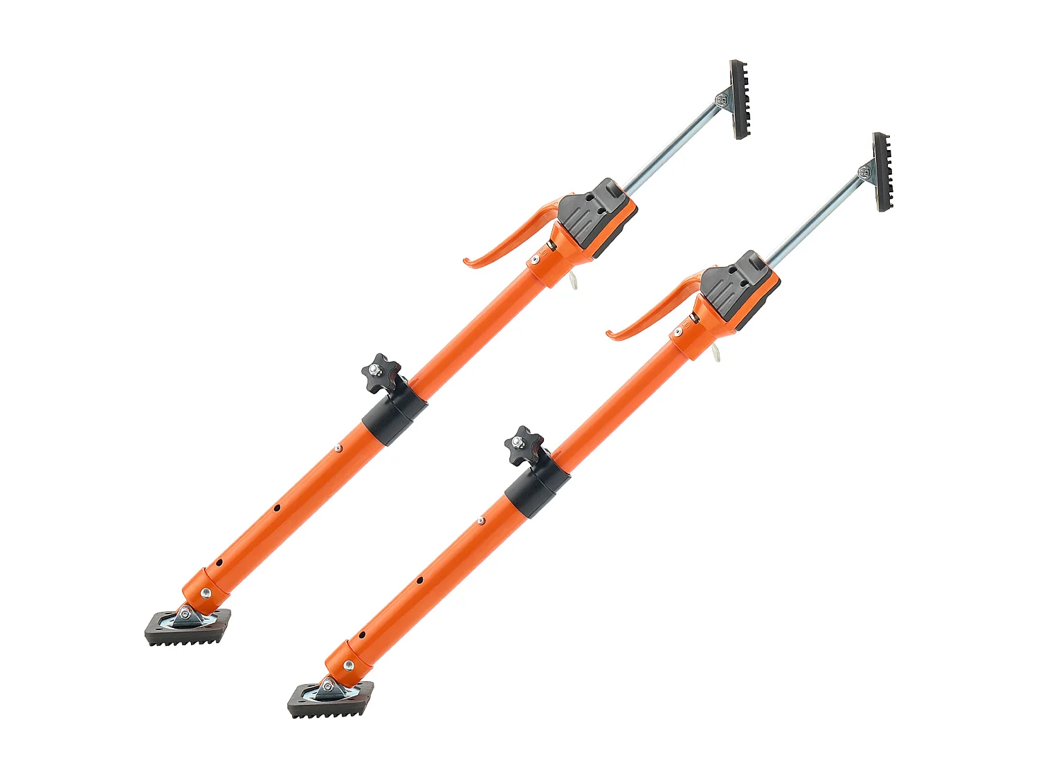 Étai de Soutien Télescopique SucceBuy 48-75 cm Poteau de Support Réglable Lot de 2, Tige Dégagement Rapide, en Acier, Charge 100 kg, Étai pour Plafond