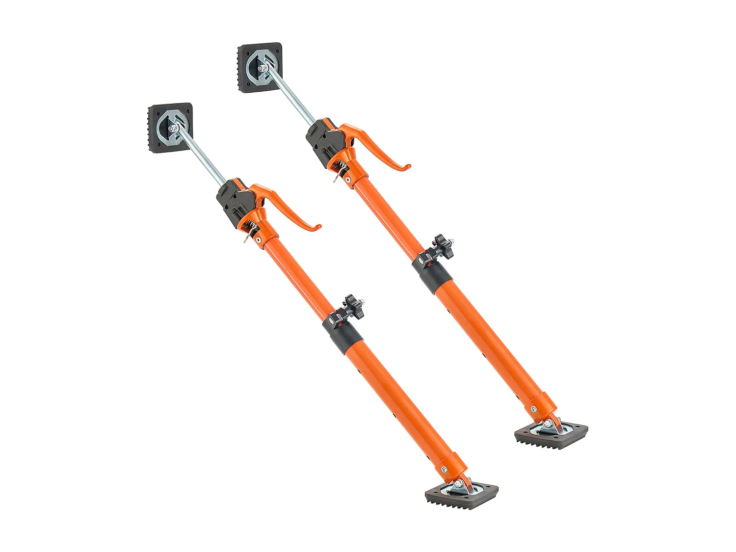 Étai de Soutien Télescopique SucceBuy 48-75 cm Poteau de Support Réglable Lot de 2, Tige Dégagement Rapide, en Acier, Charge 100 kg, Étai pour Plafond