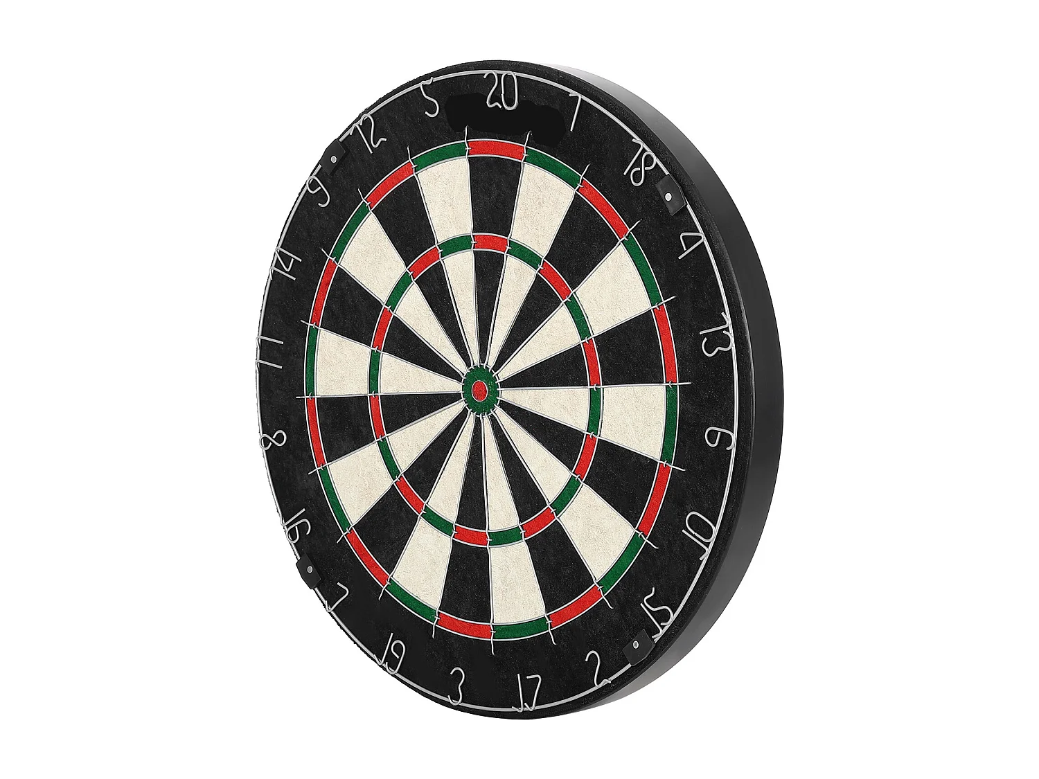 Cible de Fléchettes SucceBuy 45.1 cm avec 6 Fléchettes à Pointe en Acier et Kit de Pointage, Planche à Fléchette en Fibres de Sisal Auto-Cicatrisantes
