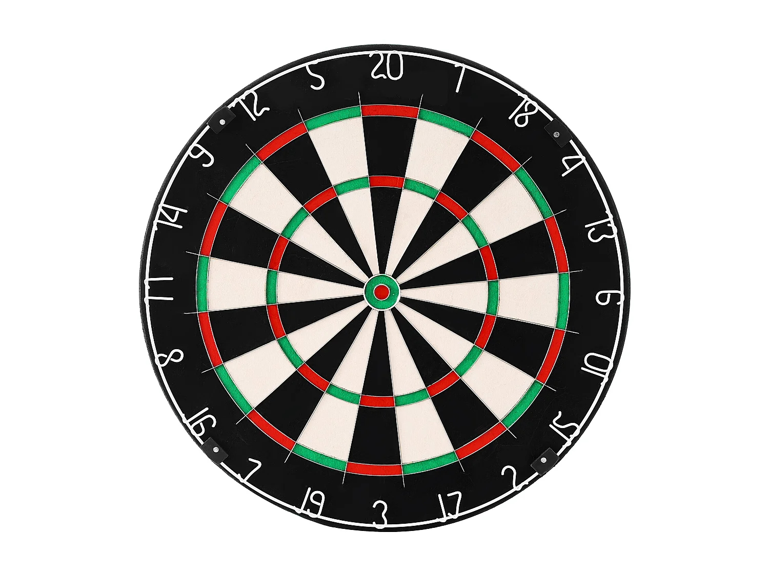 Cible de Fléchettes SucceBuy, 45 cm, Planche à Fléchettes Professionnelle en Fibre de Sisal Auto-Réparatrice avec Œil de Bœuf sans Agrafes, Fil de Lame