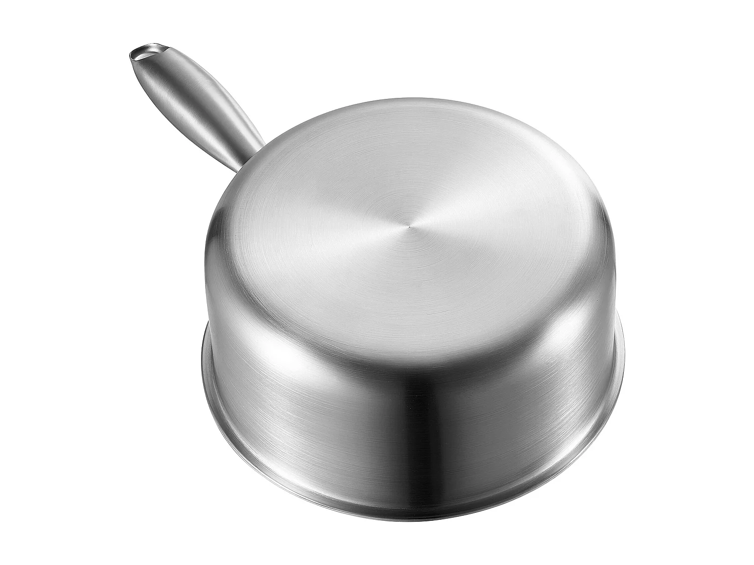 Ensemble de Casseroles SucceBuy en Acier Inoxydable 0,95/1,9/2,8 L, Antiadhésive, avec Couvercle en Verre Et Poignée Ergonomique, Lavable au Lave-vaisselle