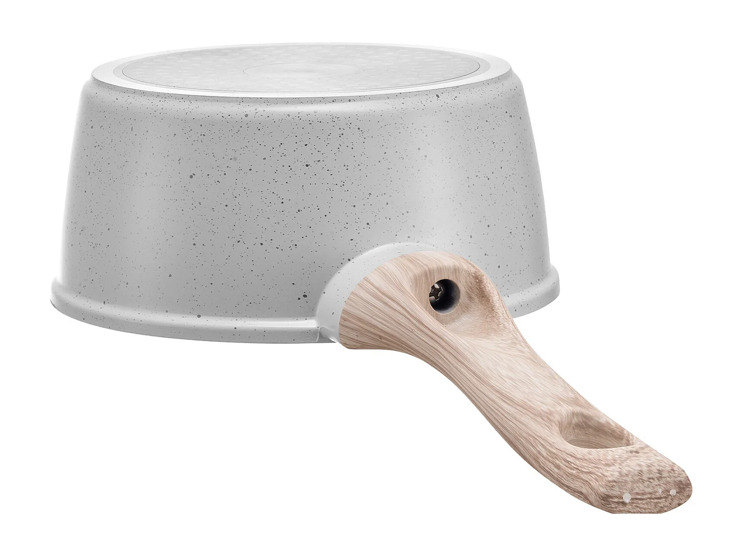 Casseruola SucceBuy da 1,4 L, Pentolino con Rivestimento Antiaderente, Coperchio in Vetro Temperato E Manico Removibile, Pentola Compatibile con Cucina