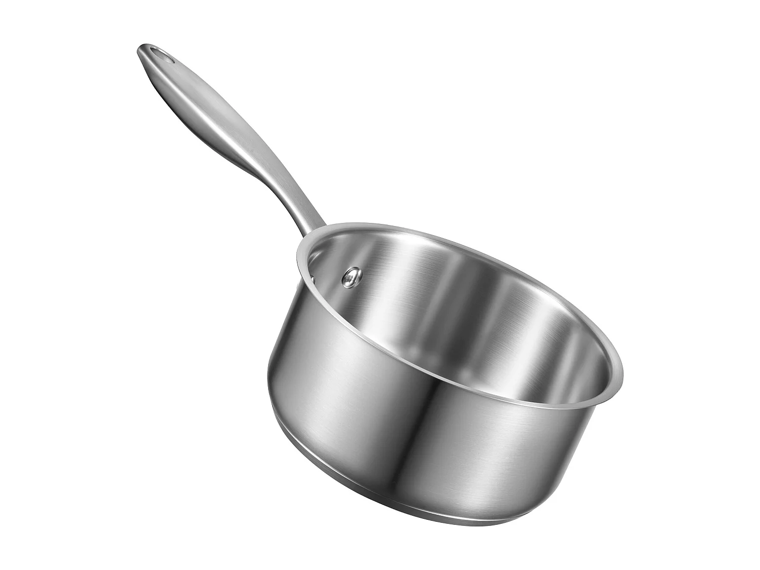 Casserole SucceBuy en Acier Inoxydable 1,4 L avec Panier Vapeur, Poêlon avec Couvercle en Verre Et Poignée Ergonomique, Lavable au Lave-vaisselle