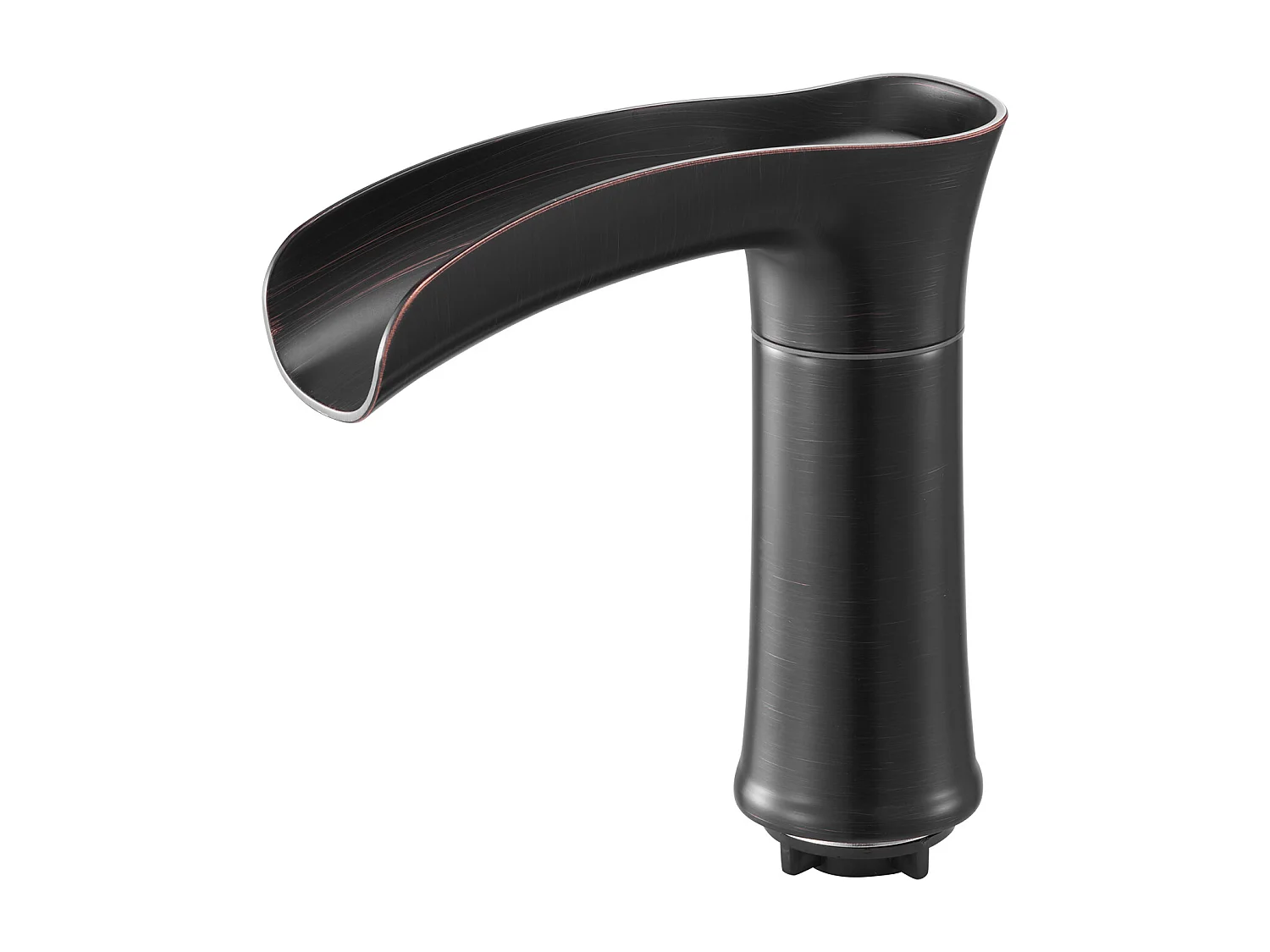 Mitigeur de Baignoire Romaine SucceBuy, Robinet de Baignoire à 3 Trous, Cascade, en Alliage de Zinc, avec 2 Poignées, Anti-goutte, Bronze Huilé