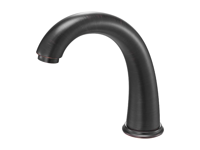 Bateria Wanna Rzymska SucceBuy, Kran do Wanny z Łabędzią Szyją z 3 Otworami i 2 Gałkami, Zestaw Armatury Łazienkowej z Montażem