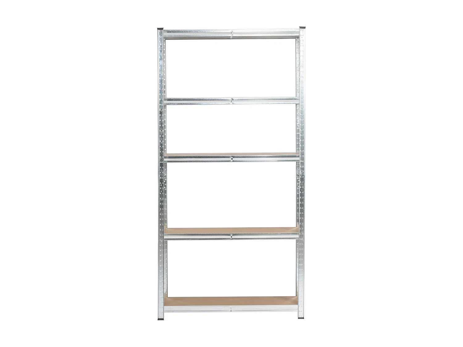 Estante Metálica Prateada 90x30x180 cm - 5 Prateleiras Robustas, Suporta até 175 kg Cada, MDF e Aço Galvanizado, Montagem Fácil