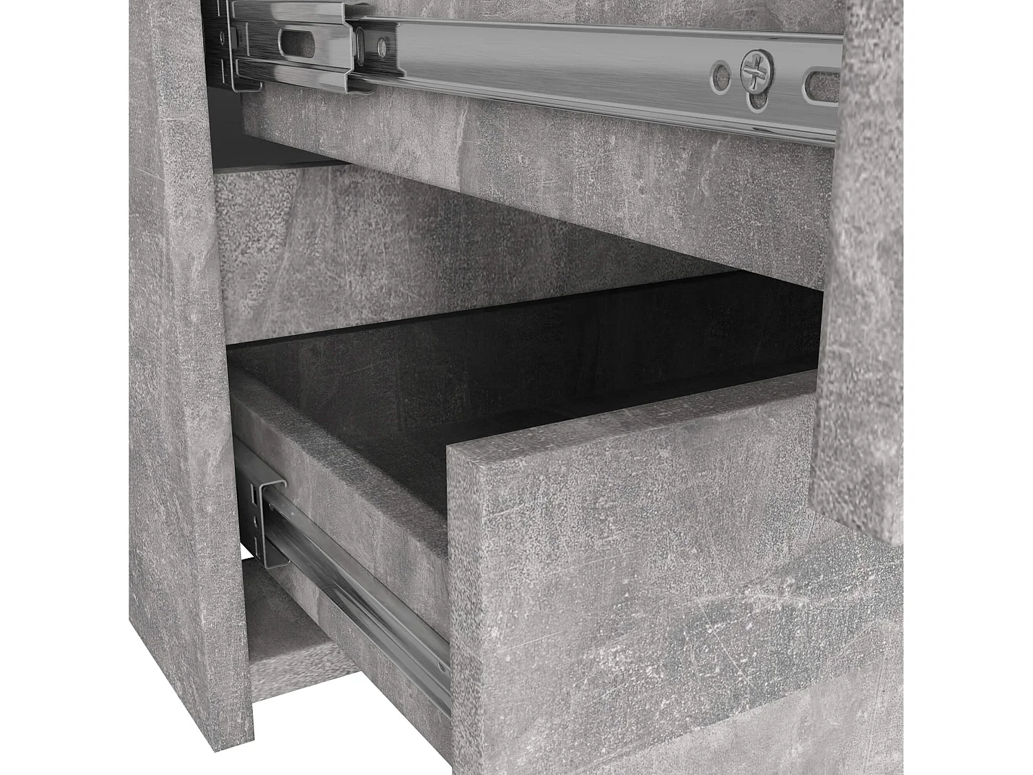 Cômoda 6 Gavetas Beton 100x57x35 cm - Design Mat