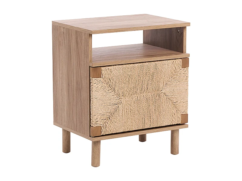 Table de chevet BONDI Marron clair