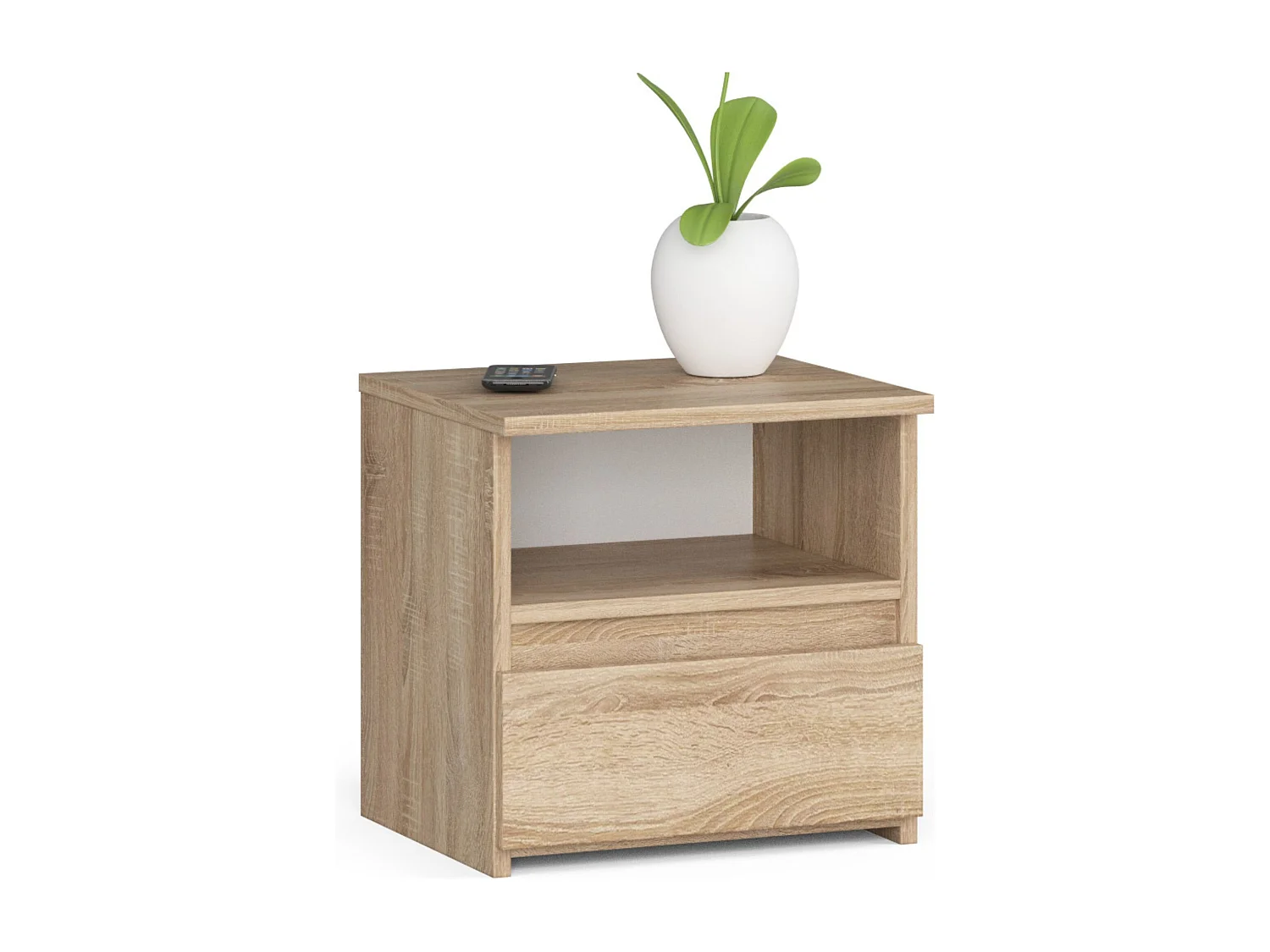 Gabinete de Gaveta Única em Carvalho Sonoma - 40x40x35 cm, Mobiliário Modular, Montagem DIY