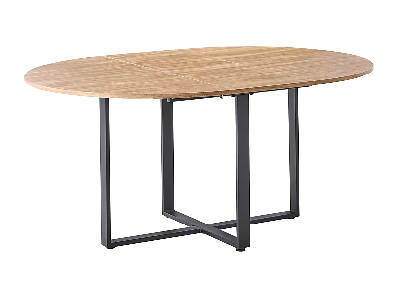 Table de repas ALEXANDRINA Marron 120/160 cm 120 cm