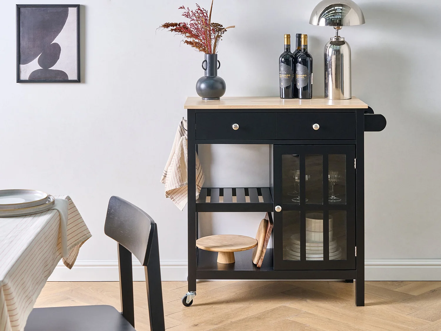 Chariot de cuisine GENOA Noir