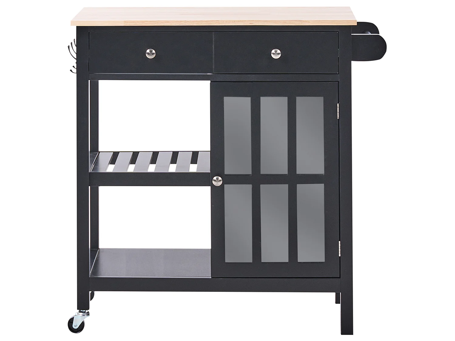 Kitchen Trolley GENOA Black