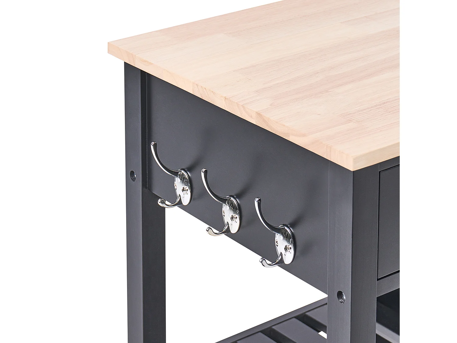 Kitchen Trolley GENOA Black