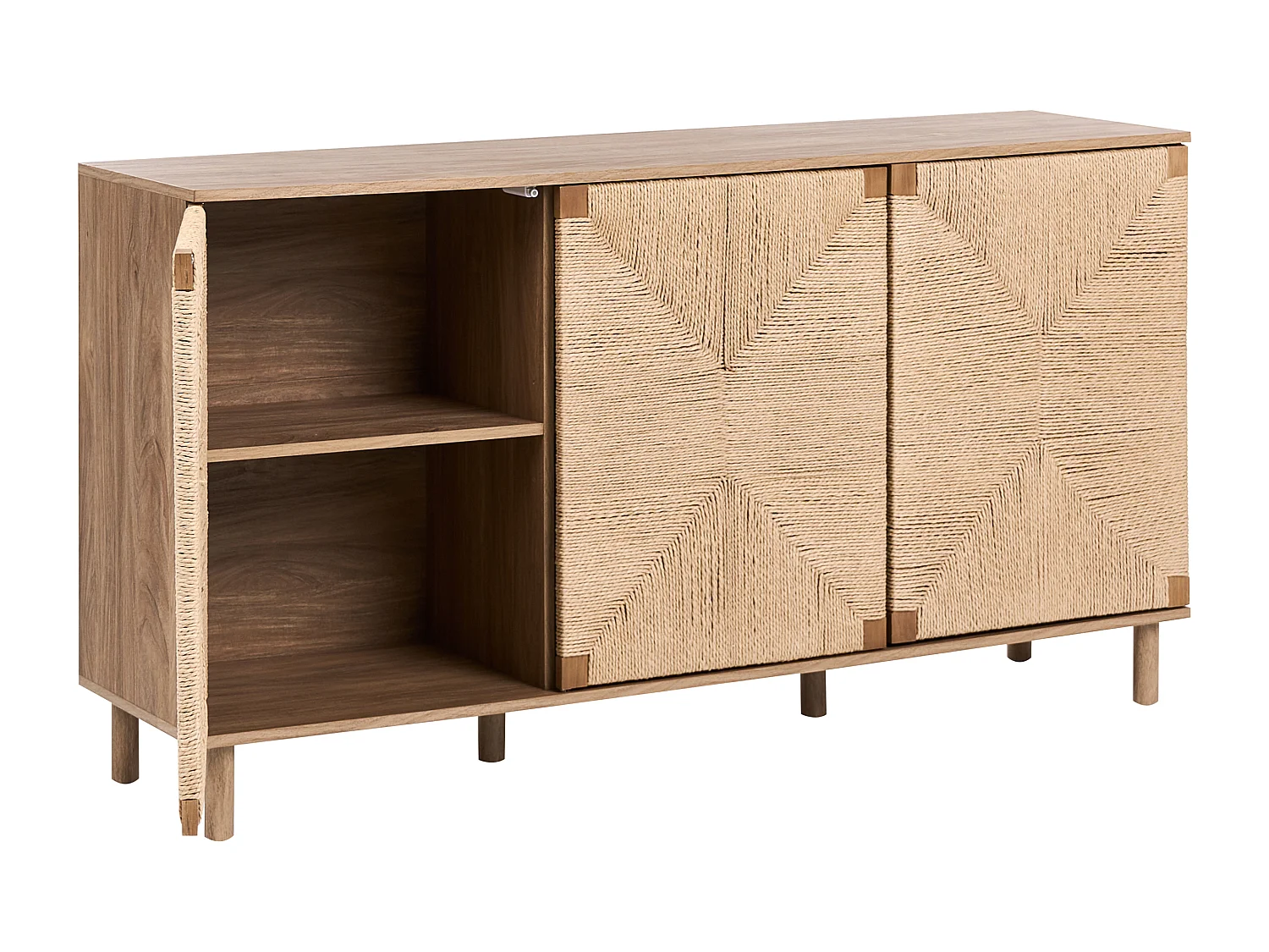 Commode 3 portes BONDI Marron clair