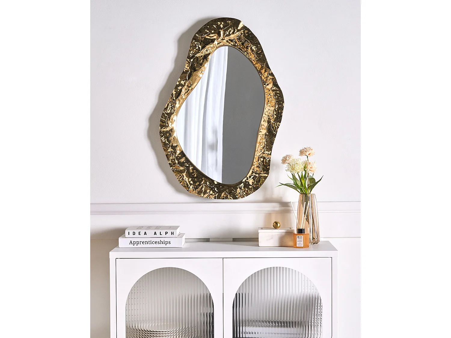 Miroir JOSSIGNY 52 cm 79 cm Doré